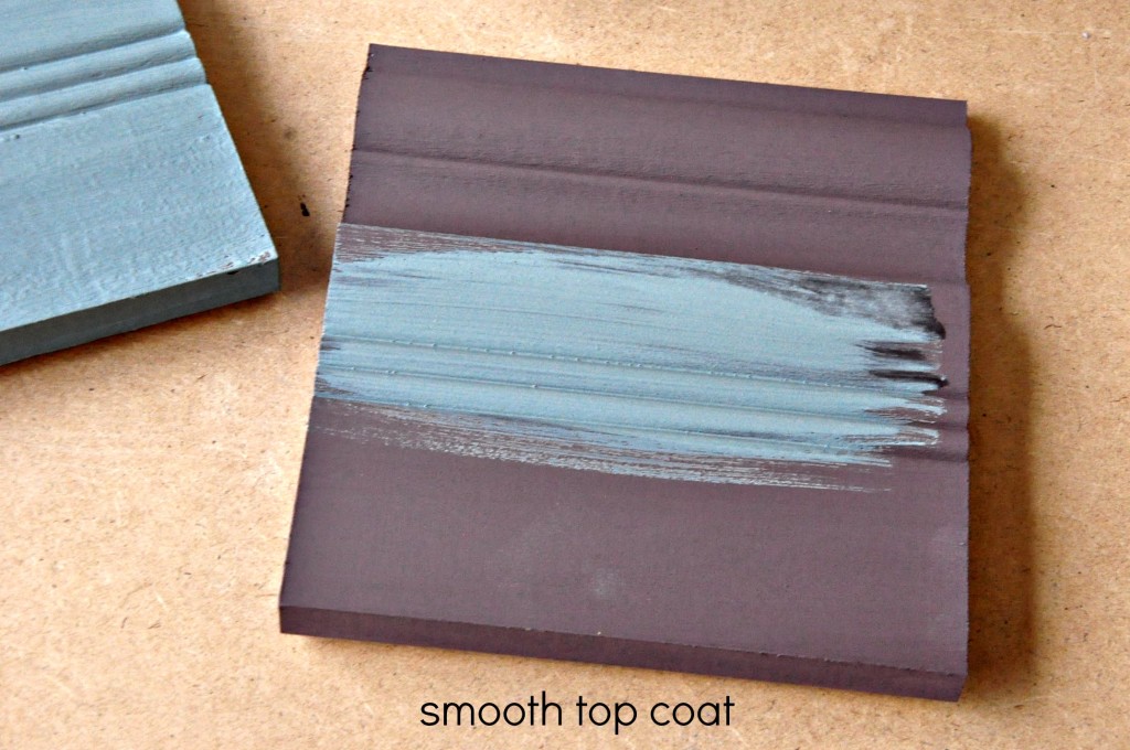 Apply the second coat (top coat) on in a smooth thin layer.