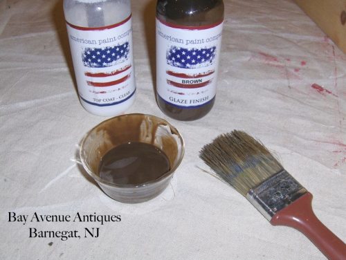 How to use American Paint Company Glazes to Create a Wood Stain Look