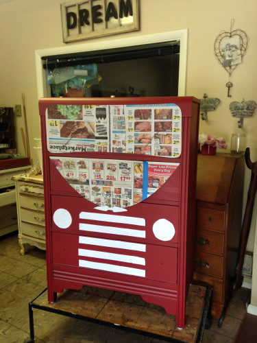 Turn your Dresser into a Fire Truck with Fireworks Red